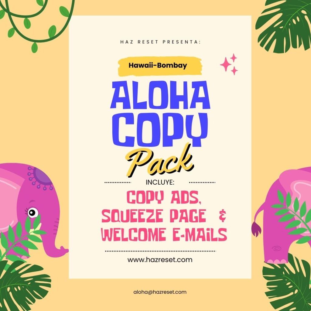 Un embudo de conversión con textos persuasivos para dar una cálida bienvenida.